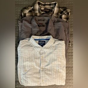 Men’s Dress Shirt Bundle of 3